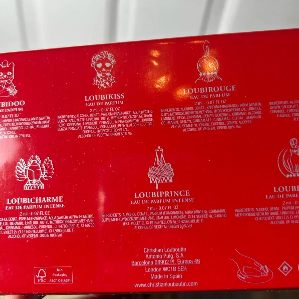 Christian Louboutin Loubiworld Miniature Miniature Travel set 11pcs 2ml - Picture 5 of 10